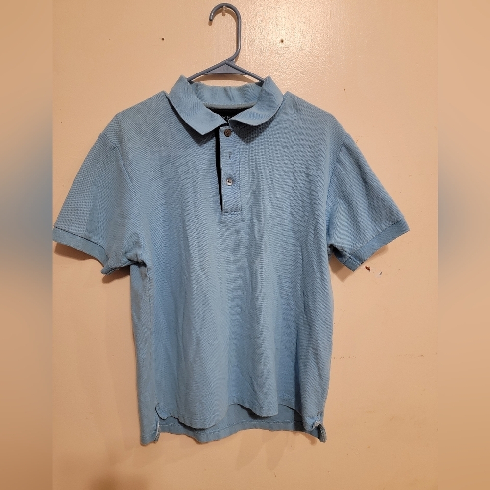 Mens Medium Blue Tyrwhitt Polo